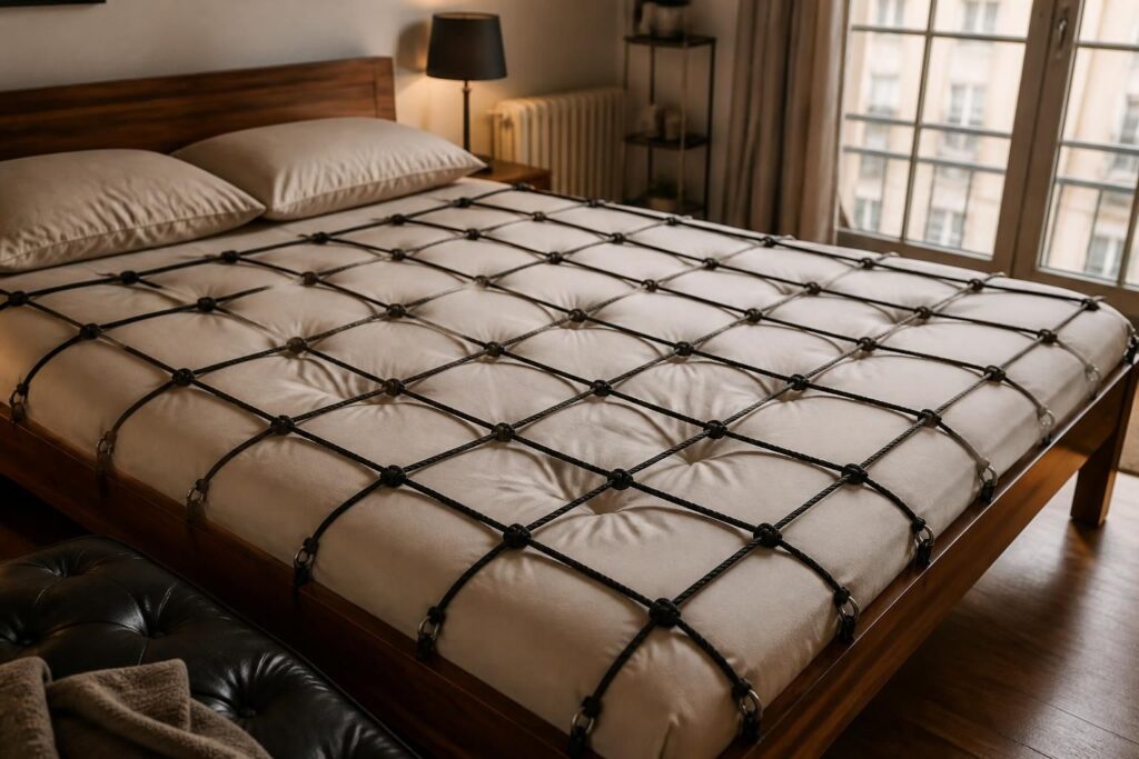 découvrez mon avis détaillé après 3 mois d'utilisation du filet de bondage pour lit : confort, praticité et conseils d'utilisation pour une expérience réussie.