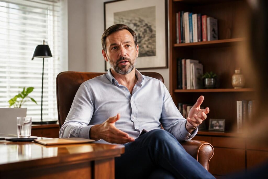 un sexologue explique ouvertement le contrôle d'orgasme par le partenaire, ses implications et conseils pour une relation intime épanouie.